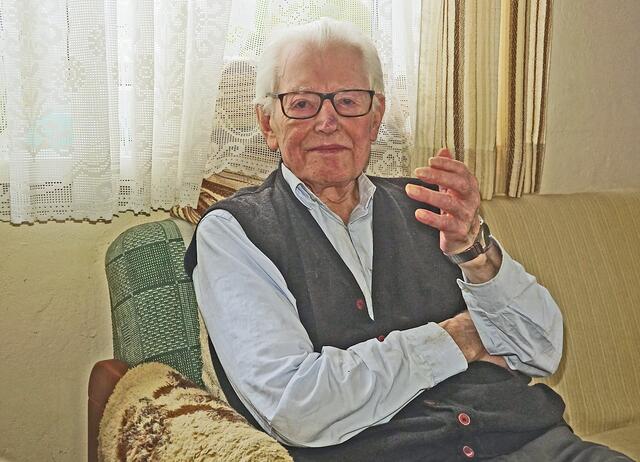 Johann Rachbauer aus Waldzell feierte am 13. Jänner 2022 seinen 100. Geburtstag.