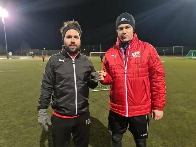Trainingsstart für Christoph Saurer und Patrick Bürger