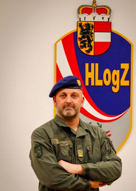 Oberstleutnant Franz Fanninger, Kommandant des Heereslogistikzentrum Salzburg.