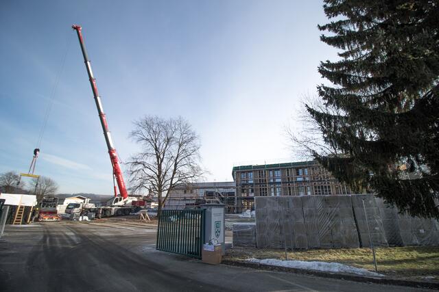 Baustelle am Kasernenareal in Feldbach.