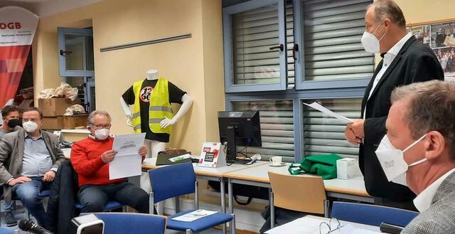 FCG-StZR RV AK-Rat Peter Kirchengast führte durch das Programm der Regionalkonferenz im ÖGB-Saal in Köflach. | Foto: FCG-Stmk.