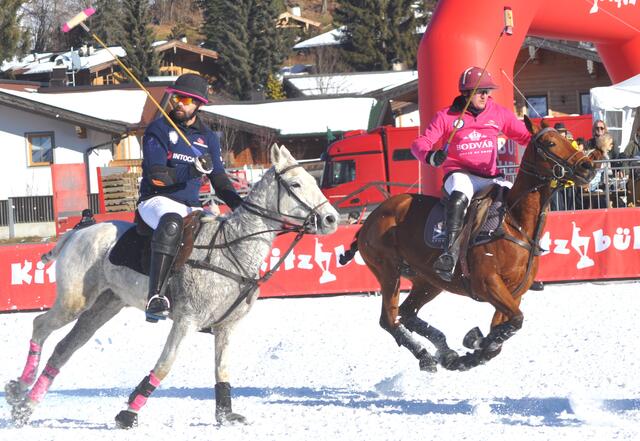 Erst die Absage im Dezember, nun konnte das Schneepolo-Turnier doch in kleinerem Format durchgeführt werden. | Foto: Kogler