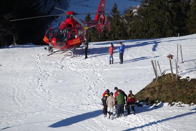 Der 62-Jährige musste von Alpbach nach Kufstein geflogen werden.  | Foto: ZOOM.Tirol