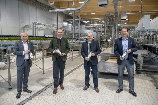 GF Ludwig Holzer, LR Jochen Danninger, Obmann Florian Stöger, GF Bernhard Schröder
 | Foto: Point Of View/DI Robert Herbst