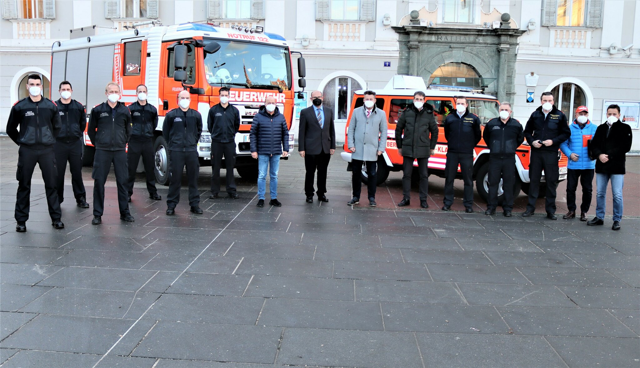 Klagenfurt Vorstellung des neuen Leiters der Berufsfeuerwehr Klagenfurt