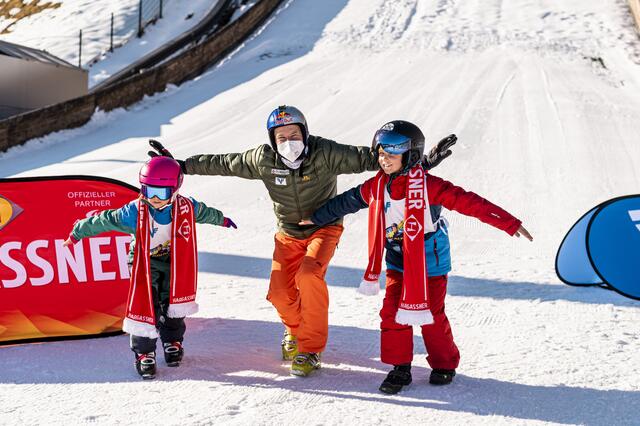 Andreas Goldberger und sein Talente-Cup waren am 16. Jänner auf der Paul-Außerleitner-Schanze in Bischofshofen. | Foto: Miriam Lottes / Red Bull Content Pool