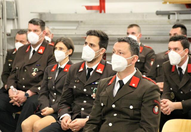 Unter strenger Einhaltung der Coronaregeln fand die Wehrversammlung der FF Werndorf statt. | Foto: KK