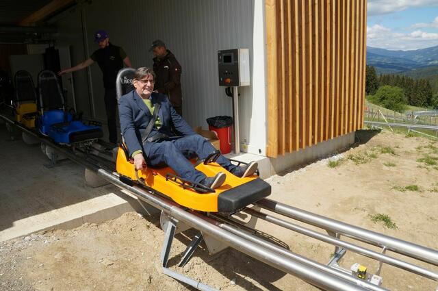 BH Hannes Peißl, hier auf der Steirarodl in Modriach, ist um Deeskalation bemüht. | Foto: Almer