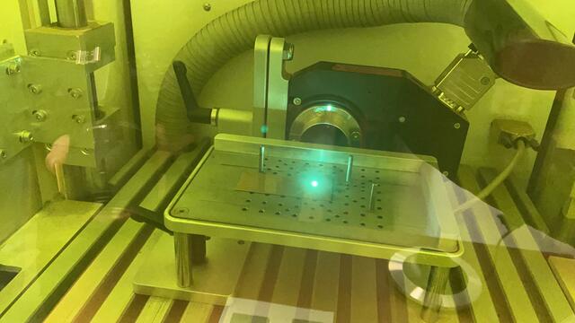 Mittels Laser wird der gewünschte Text oder das gewünschte Bild übertragen. | Foto: Siegele