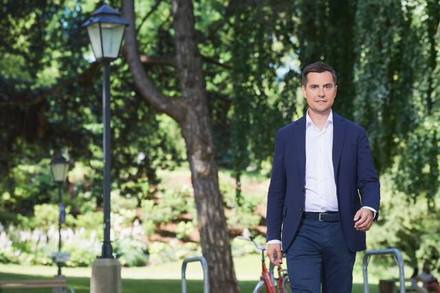 Simon Heilig-Hofbauer, Landesgeschäftsführer der Salzburger Grünen. | Foto: FOTO FLAUSEN - Andreas Brandl