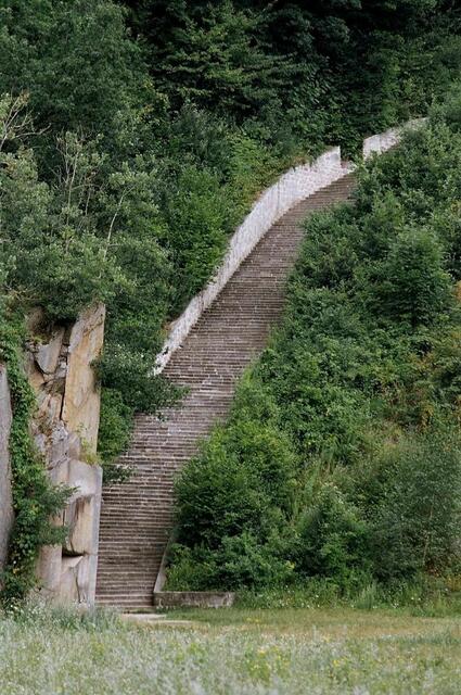 Die "Todesstiege" im KZ Mauthausen heute ... | Foto: KZ-Gedenkstätte Mauthausen