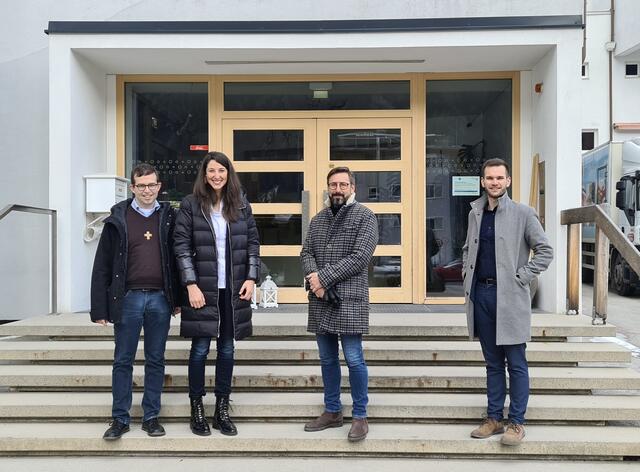 V.l.: Peter Rinderer, Sophia Kircher, Martin Schmidt-Baldassari und Fabian Muigg  | Foto: privat