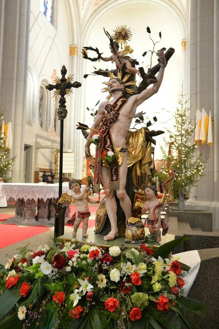 Restaurierte Sebastianistatue | Foto: Stefan Dietrich