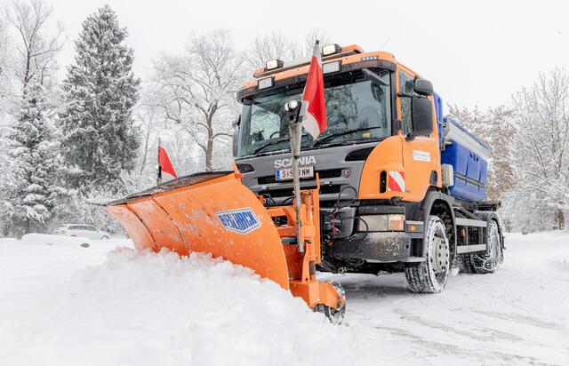 Die großen Schneemengen - wie hier auf einem früheren Bild - sind am Wochenende in der Stadt Salzburg ausgeblieben.  | Foto: Stadt Salzburg/Alexander Killer 