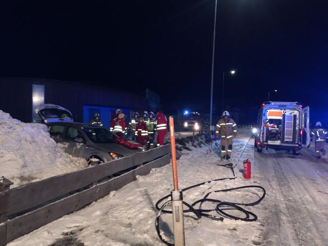 Unfalleinsatz in Oberndorf. | Foto: ZOOM-Tirol
