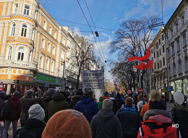 Demo-Impfpflicht, Graz