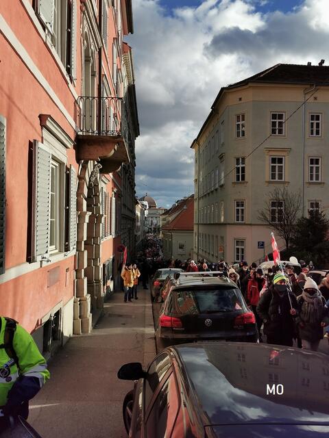Impfpflicht-Demo, Graz