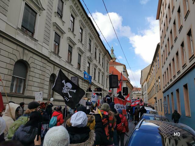 Impfpflicht-Demo, Graz
