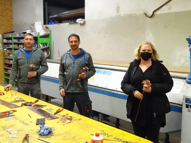 Martin Pfeiffer, Gerold Tuppinger und Elisabeth Kastner | Foto: Simon Glösl