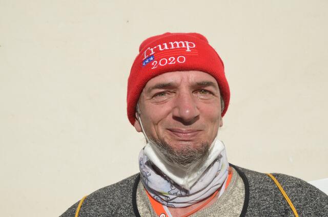 Trump-Fan Gerhard R. aus Mallnitz fungierte als stellvertretender Veranstalter