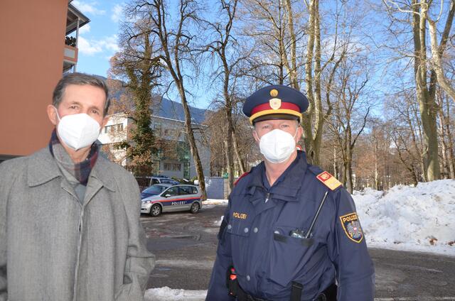 BH Klaus Brandner und Oberstleutnant Werner Mayer