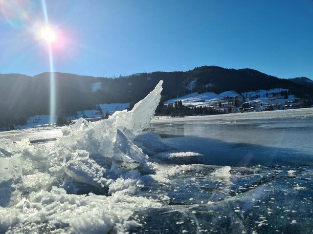 Die Region Weißensee präsentiert sich als Winter-Wunderland. Schnee, Top-Eis und strahlender Sonnenschein sorgen für unvergessene Tage. | Foto: privat