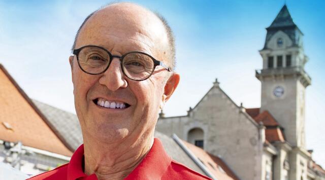 Hans-Wolfgang Strauss ist mit der Innenstadt Leibnitz stark verbunden. | Foto: Thomas Wasle