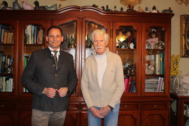 Bgm. Günter Schaubach und Heinz Gerl | Foto: Marktgemeinde Pyhra