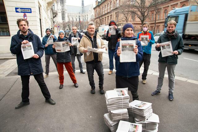 Innerhalb einer Woche sollen so viele Wienerinnen und Wiener wie möglich erreicht werden. | Foto: Bilderbüchi von der LobauBleibt Zeitung