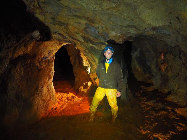 Obmann Johann Schweighofer im "Goldloch" | Foto: Sämtliche Fotos wurden z.Vfg. gestellt