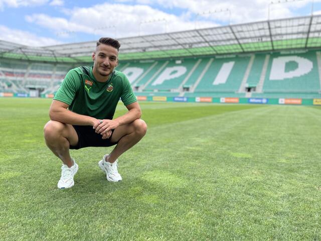 Ercan Kara hatte noch bis Sommer 2022 beim SK Rapid Wien einen Vertrag. Jetzt ging er vorzeitig zu Orlando in die Major League Soccer (MLS). | Foto: Michael J. Payer