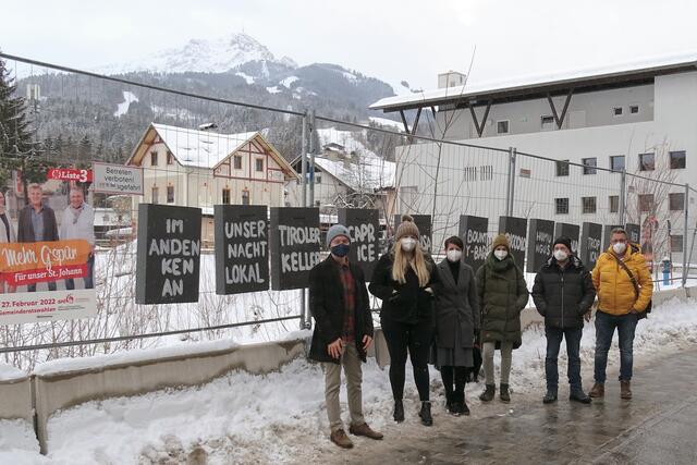 Gregor Salinger, Laura Sojer, Petra Sojer, Christina Döttlinger, Franz Seiwald, Klaus Födermair (v. li.). | Foto: St. Johanner Sozialdemokraten