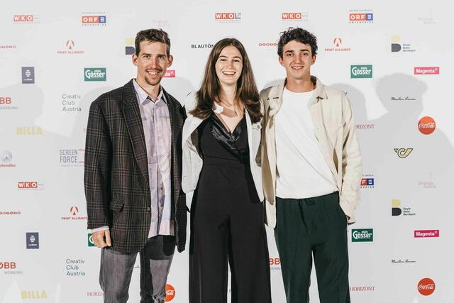 Mit Christoph Platzer und Patrizia Neuhauser gründet der junge Wipptaler (v.l.) gerade ein Kollektiv | Foto: privat
