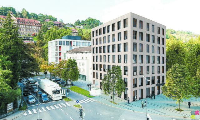 So soll das neue Gebäude in rund 14 Monaten aussehen | Foto: CityOffice Feldkirch Development 