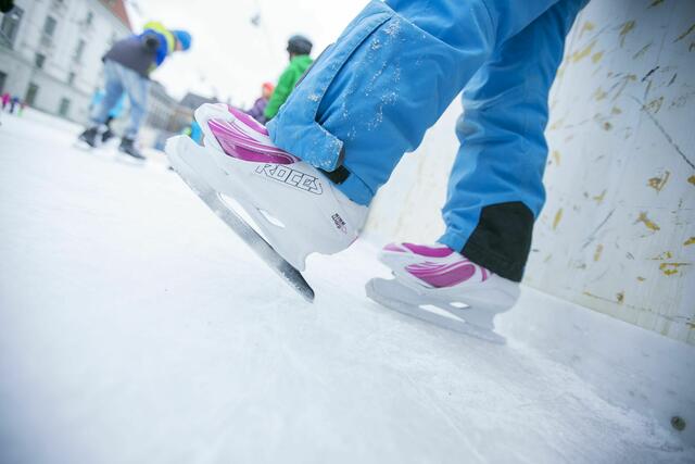 Eislaufen am Eisring Süd macht den Kindern Spaß. | Foto: Bubu Dujmic