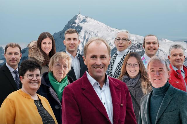 Wollen bei der Wahl zulegen: Kitzbüheler Sozialdemokraten mit Spitzenkandidat Walter Zimmermann (Mi.). | Foto: H. Lackner