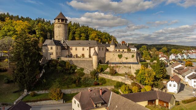 Luftaufnahme Schloss Litschau (Bezirk Gmünd, NÖ) | Foto: Foto: Thomas Hanko