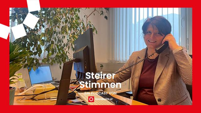 Elfriede Saufüssl, Geschäftsstellenleiterin vom AMS Mürzzuschlag, ist zu Gast in unserer aktuellen Folge "SteirerStimmen".  | Foto: Koidl