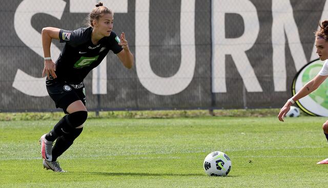 Julia Magerl zählt zu den größten österreichischen Fußball-Talenten bei den Frauen. | Foto: GEPA-Pictures