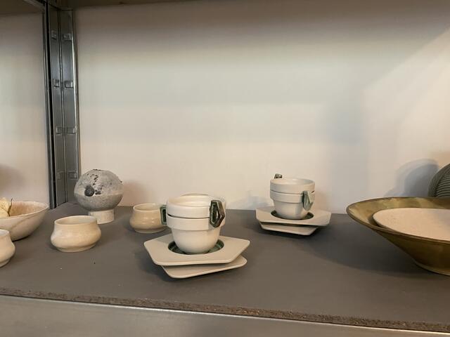 Fertige Stücke der Handwerkerin. | Foto: Miriam Al Kafur