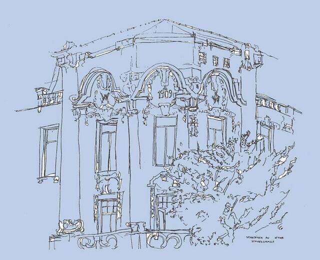 Sehenswert sind die Stuwerviertler Zeichnungen von Corona Gsteu. Dort lebt die Künstlerin bereits seit 30 Jahren. | Foto: Corona Gsteu