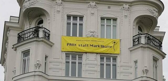 In einem offenen Brief fordern Anrainer und Prominente ein Mitspracherecht bei der Umgestaltung des Naschmarkt-Parkplatzes. | Foto: Bürgerinitiative "Freiraum Naschmarkt"