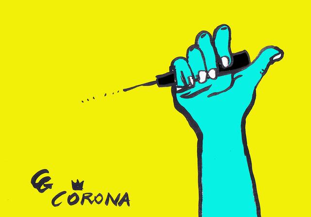 Für ihr Kabarett "Impdi Gimpfdi"  hat Corona Gstei Screebildern kreiert.   | Foto: Corona Gsteu