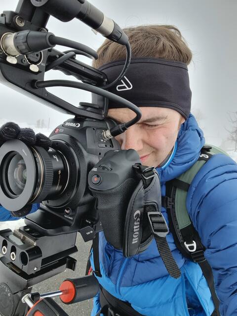 Immer die richtige Kadrage im Blick.