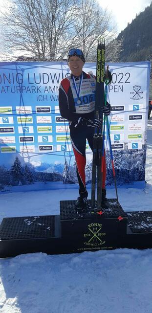 Hans Weilharter vom SV Reutte sicherte sich beim König-Ludwig-Lauf einen Podestplatz. | Foto: privat