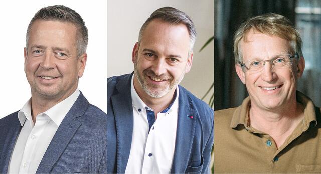 Manfred Führer (Bgm. Reichenfels), Günther Vallant (Bgm. Frantschach-St. Gertraud), Wolfgang Gallant (Bgm. Lavamünd) | Foto: Privat