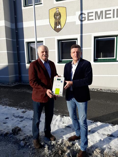 Bürgermeister Willibald Pollak (l.) und Walter Trachsler | Foto: Netz NÖ