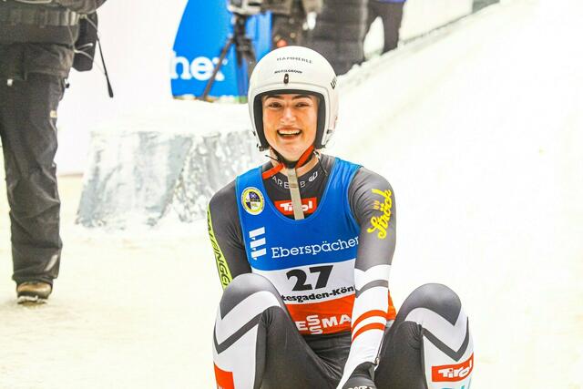 Die Medaillenhoffnung Madeleine Egle wurde Vierte vor ihren Teamkolleginnen Hannah Prock und Lisa Schulte. Die Deutsche Natalie Geisenberger wurde mit der Gold-Medaille belohnt.  | Foto: FIL/Mareks