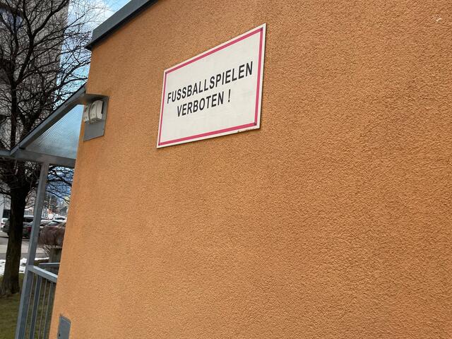 Fußballspielen geht hier sowieso nicht.  | Foto: Michael Steger