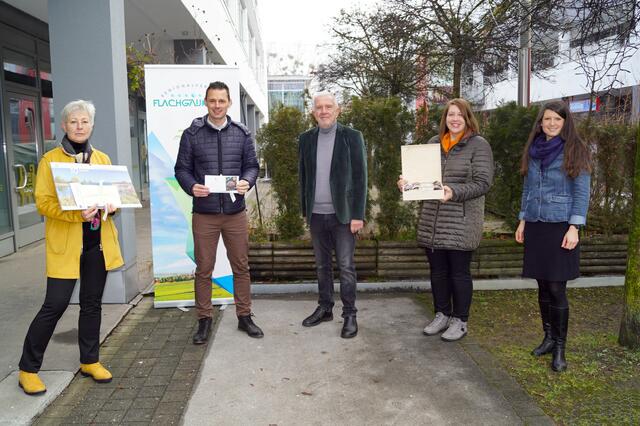  Von links nach rechts: Sabine Struber (Nußdorf), Michael Hofmüller (Lamprechtshausen), Werner Fritz, Silvia Hainz und Cathrine Maislinger, Geschäftsführerin des Regionalverbandes Flachgau Nord. | Foto: Regionalverband Flachgau-Nord